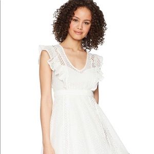 Bardot Elias Dress in White Eyelet
